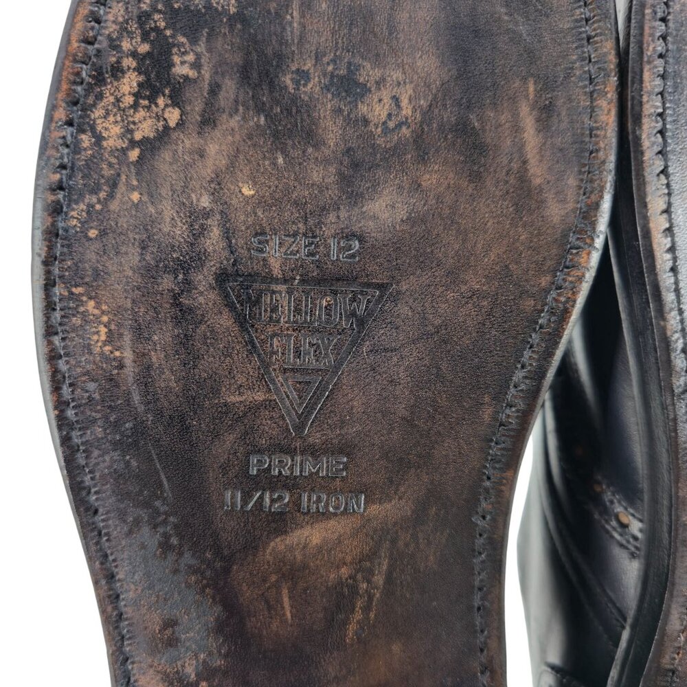 Nettleton USA Mens Size 10.5N Black Handmade Leather Dress Shoes Wingtip Oxfords - Picture 12 of 12
